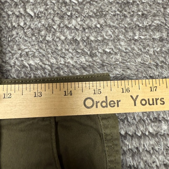 Volcom Mens Shorts Size 30 Olive Green Casual Flat Front Chino Skate - Picture 7 of 7